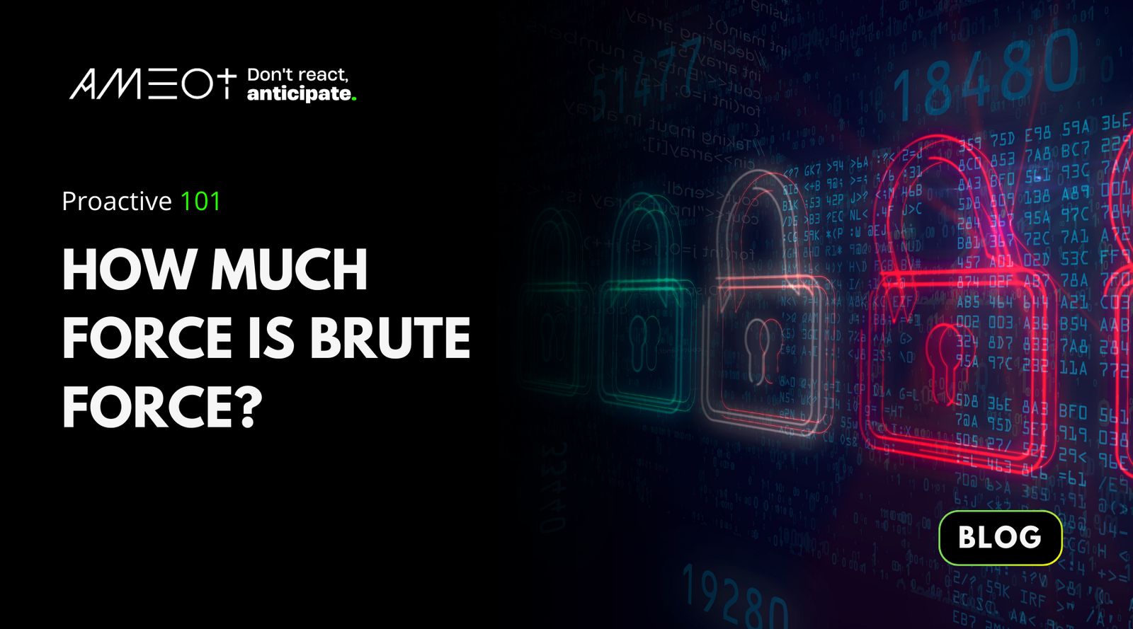 Proactive 101: How Much Force is Brute Force?