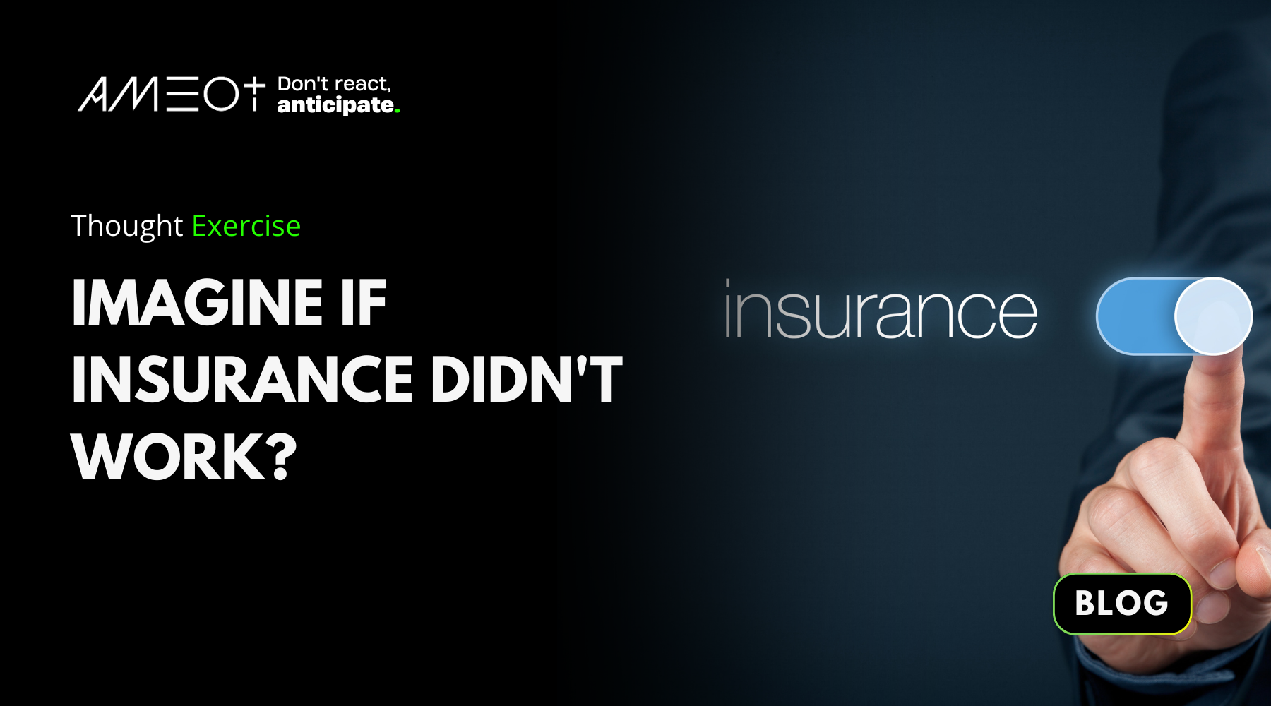 Thought Exercise: Imagine if Insurance Didn't Work?
