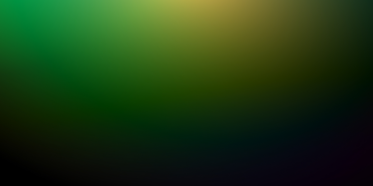 Gradient background transitioning from green to black